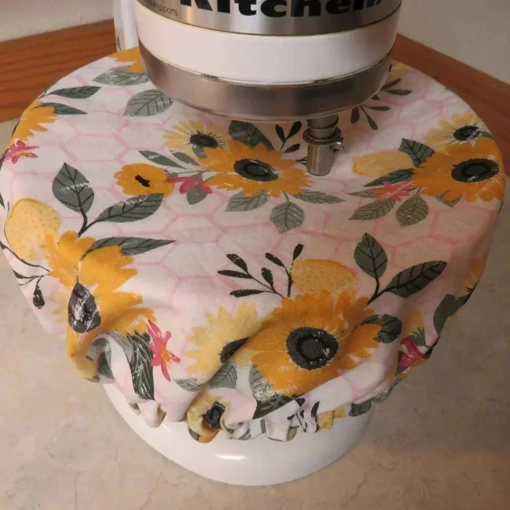 Kitchenaid Bowl Cover, Reversible Sunflowers and Pumpkins